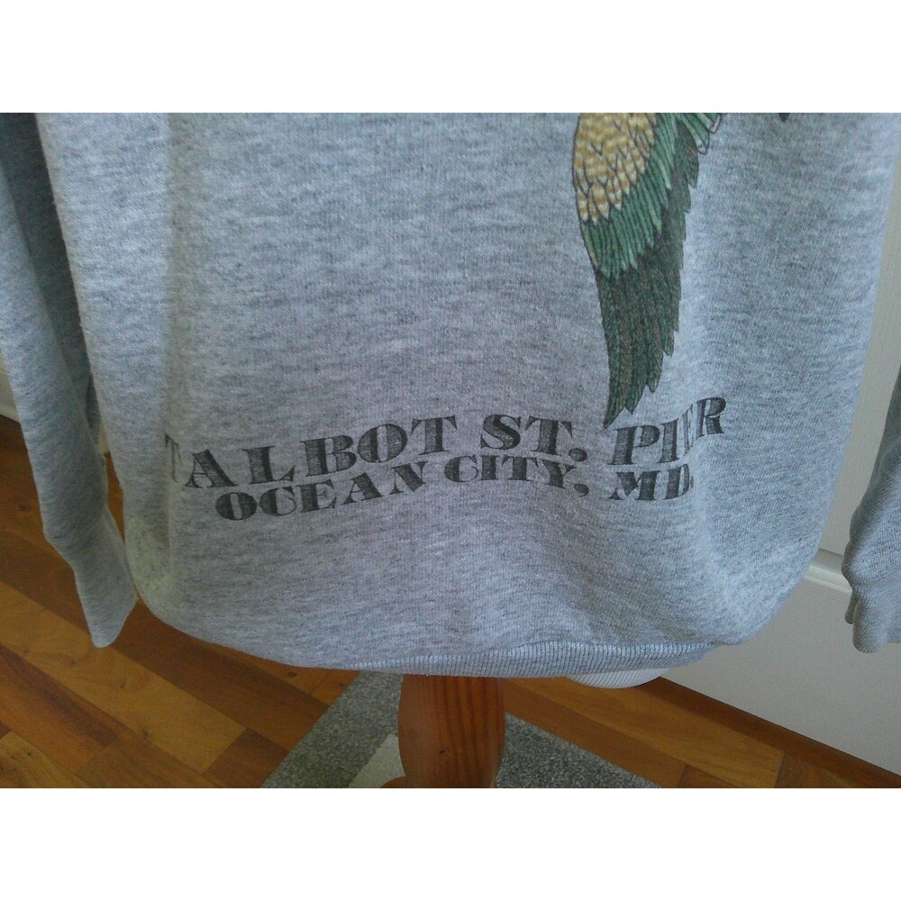 Vintage 1991 M. R. Ducks Talbot St. Pier Ocean City Maryland Sweatshirt Small - Picture 2 of 6